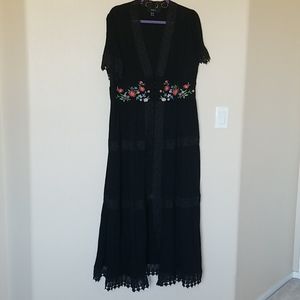 Embroidered Duster